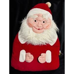 Nettle Creek Santa Claus Shaped Throw Pillow